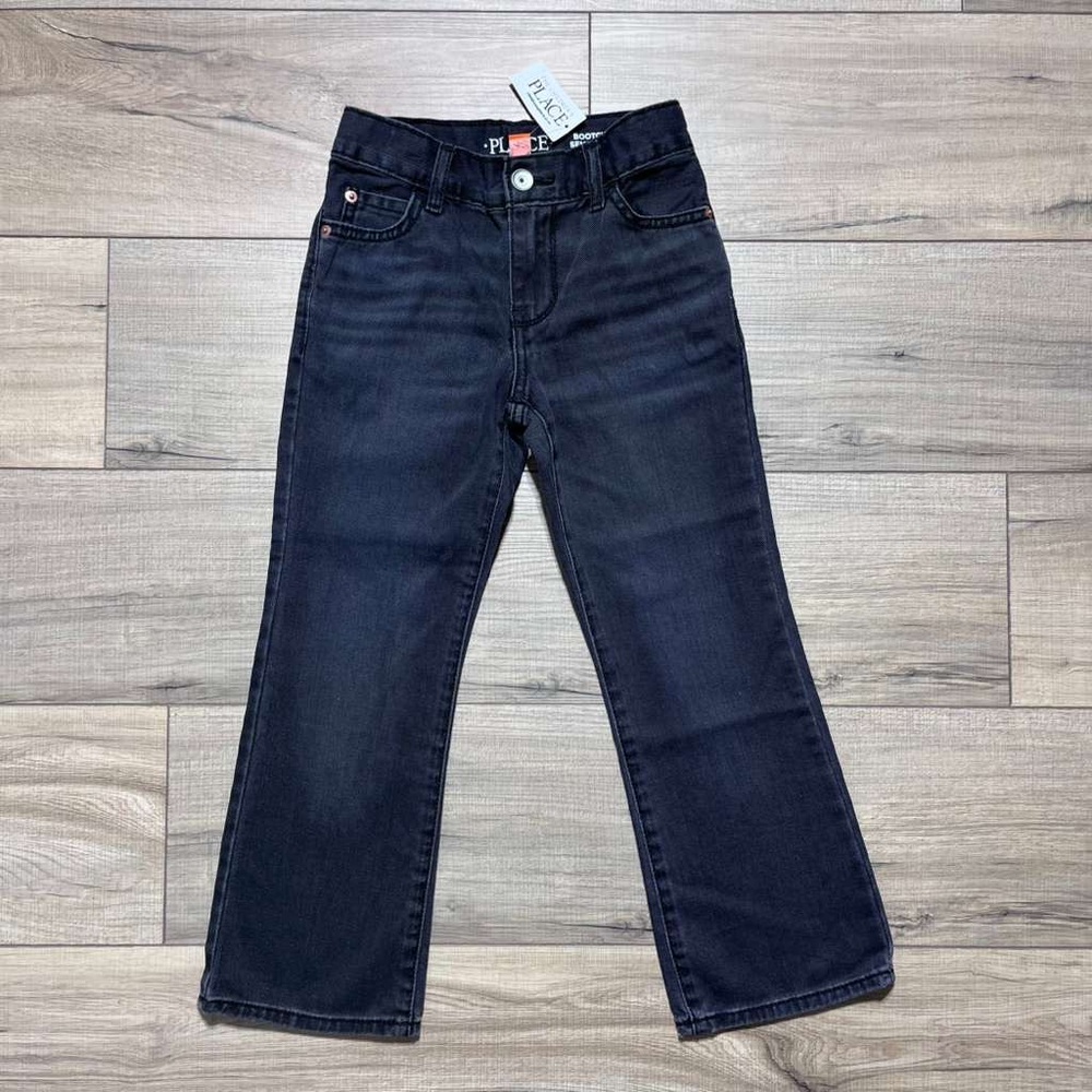 The Children’s Place Boys Bootcut Denim Classic Fit Jeans Size‎ 6 Onyx Wash